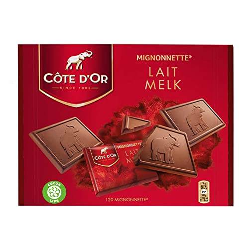 Côte d'Or Schokoladentäfelchen (120x 10g) - Mignonnettes melk von Côte D´Or