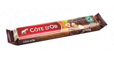 Cote d'or Riegel reiner Haselnüsse 45 gr 32x | Gesamtgewicht 1440 gr von Cote D'Or