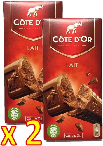 Cote d'Or Belgian Milk Chocolate Bar XL 7.05 ounce (200 gram) - Pack 2 x 200g von Côte d'Or
