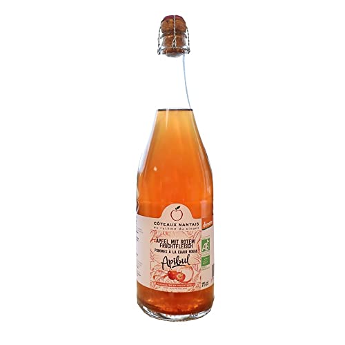 Coteaux Nantais Apibul - alkoholfrei Apfel mit rotem Fruchtfleisch 0,75l von Coteaux Nantais