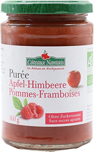 Püree Apfel-Himbeere 1 x 360 gr von Côteaux Nantais