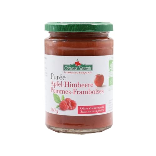Coteaux Nantais Fruchtpüree, Apfel-Himbeere, ungesüßt, 360g (2) von Côteaux Nantais