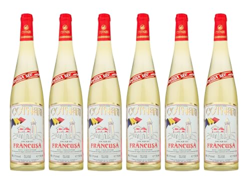 Cotnari | Francusa – Rumänischer Weißwein trocken | Weinpaket (6 x 0.75 L) D.O.C. – C.M.D. von Cotnari