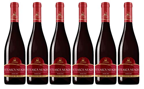 Cotnari Selectie de Vinuri | Feteasca Neagra – Rumänischer Rotwein trocken | Weinpaket 6 x 0,75 L D.O.C.-C.M.D. Cotnari Selectie de Vinuri | Feteasca Neagra – Rumänischer Rotwein trocken | Weinpaket 6 x 0,75 L D.O.C.-C.M.D. von Cotnari