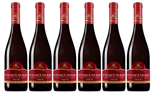 Cotnari Selectie de Vinuri | Feteasca Neagra – Rumänischer Rotwein trocken | Weinpaket 6 x 0,75 L D.O.C.-C.M.D. von Cotnari
