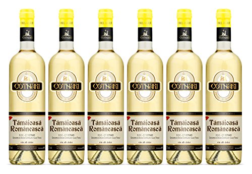 Cotnari | Tamaioasa Romaneasca – Rumänischer Weißwein süß | Weinpaket (6 x 0.75 L) - Black Label - D.O.C. – C.T. von Cotnari