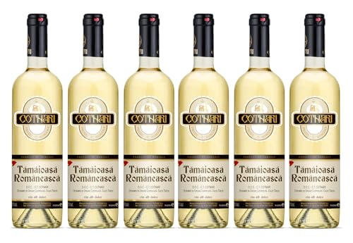 Cotnari | Tamaioasa Romaneasca – Rumänischer Weißwein süß | Weinpaket (6 x 0.75 L) - Black Label - D.O.C. – C.T. von Cotnari