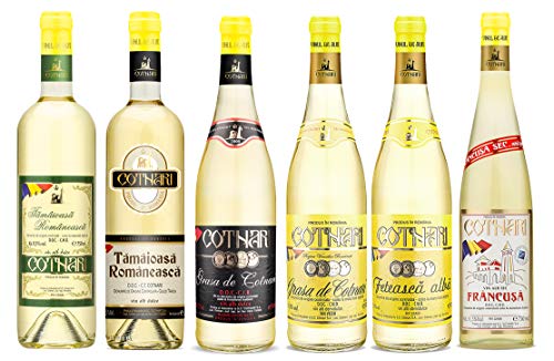 Cotnari | Weinpaket verschiedene rumänische Weißweine 6 x 0.75 L von Cotnari