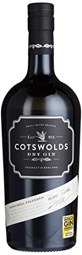 Cotswolds Dry Gin | 1x0.7L | Aus der englischen Cotswolds Distillery | 9 Dominante Botanicals | Süßlich-sauer bis bitter von Cotswolds
