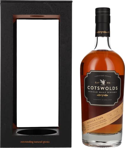 Cotswolds SINGLE CASK 5 Years Old Single Malt Whisky 60,6% Vol. 0,7l in Geschenkbox von Cotswolds