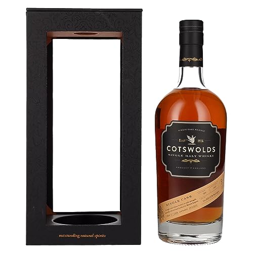 Cotswolds SINGLE CASK 5 Years Old Single Malt Whisky 60,6% Vol. 0,7l in Geschenkbox von Cotswolds