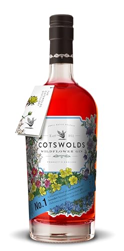 Cotswolds | Wildflower Gin No. 1 | 700 ml | 42% Vol. | Blumiger Gin | Auf Basis von traditionellem London Dry Gin | Aromen von Orange, Lavendel & Kornblume | Ein Zusammenspiel vieler Botanicals von COTSWOLDS