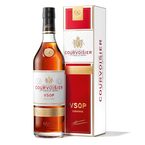 Courvoisier VSOP | Cognac aus Frankreich | mit Geschenkverpackung | einzigartig blumig-fruchtiger Geschmack | 40% Vol | 700ml Einzelflasche von Courvoisier