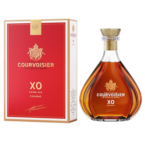 Courvoisier XO |extra old| Cognac aus Frankreich | mit Geschenkverpackung | reichhaltiger und komplexer Geschmack | 40% Vol | 700ml Einzelflasche von Courvoisier