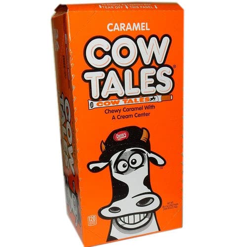 Cow Tales Vanilla Candy Chewy Caramel mit cremefarbener Mitte, 36 Stück von Goetze's