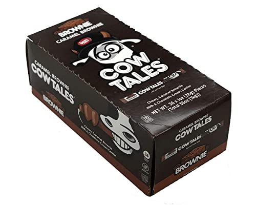 Cow Tales Caramel Brownie mit einer Schokoladencreme, 36 Stück, 1 kg Box Cow Tales Caramel Brownie mit einer Schokoladencreme, 36 Stück, 1 kg Box von Cow Tales