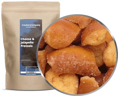 CrackersCompany Käse & Jalapeño Brezel-Snack 300g – knusprig, pikant, würzig CrackersCompany Käse & Jalapeño Brezel-Snack 300g – knusprig, pikant, würzig von CrackersCompany