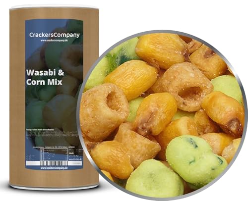 CrackersCompany Wasabi Snackmix mit Reis- & Maiscrackern 500g – knusprig, scharf, asiatisch CrackersCompany Wasabi Snackmix mit Reis- & Maiscrackern 500g – knusprig, scharf, asiatisch von CrackersCompany