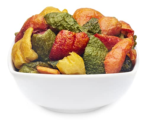 1 x 1kg Paprika-Gemüsechips knusprig geröstete Paprikastücke in rot, gelb und grün vegetarisch vegan glutenfrei laktosefrei 1 x 1kg Paprika-Gemüsechips knusprig geröstete Paprikastücke in rot, gelb und grün vegetarisch vegan glutenfrei laktosefrei von Crackerscompany