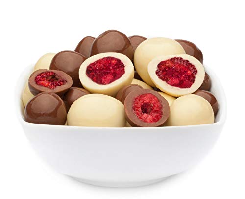 1 x 2.5kg Gefriergetrocknete Himbeeren in feinster weisser und edler Vollmilchschokolade in Deutschland hergestellt Premium Qualität 1 x 2.5kg Gefriergetrocknete Himbeeren in feinster weisser und edler Vollmilchschokolade in Deutschland hergestellt Premium Qualität von Crackerscompany