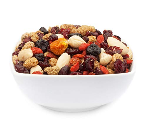 1 x 2.5kg Superfood Nussmischung mit Trockenfrüchten mit Cashew Maulbeere Mandel Physalis Cranberry Gojibeeren Blaubeere salzfrei vegetarisch 1 x 2.5kg Superfood Nussmischung mit Trockenfrüchten mit Cashew Maulbeere Mandel Physalis Cranberry Gojibeeren Blaubeere salzfrei vegetarisch von Crackerscompany