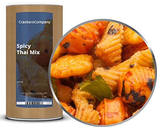 1 x 350g Thai Reiscracker exotisch scharf bunte Snackmischung vegetarisch vegan laktosefrei fettarm 1 x 350g Thai Reiscracker exotisch scharf bunte Snackmischung vegetarisch vegan laktosefrei fettarm von Crackerscompany