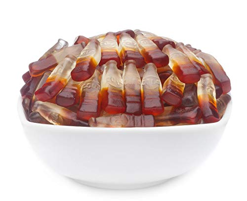 1 x 3kg Fruchtgummi Cola Flaschen Fruchtgummi mit Cola-Geschmack glutenfrei laktosefrei von Crackerscompany