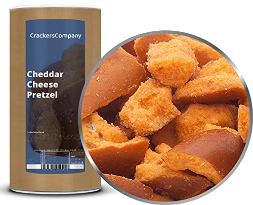1 x 450g Pretzel Brezel-Snack mit Cheddar Cheese von Crackerscompany