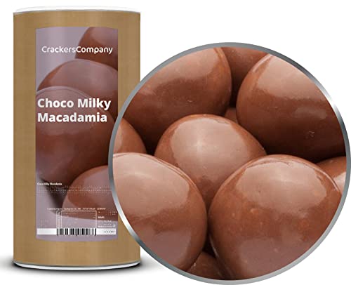 1 x 800g Macadamia Nüsse mit Vollmilchschokolade, die Königin der Nüsse mit zartschmelzender Vollmilchschokolade vegetarisch 1 x 800g Macadamia Nüsse mit Vollmilchschokolade, die Königin der Nüsse mit zartschmelzender Vollmilchschokolade vegetarisch von Crackerscompany