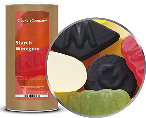 2 x 1,05kg Stärke Weingummi, vegetarisch, vegan, glutenfrei, laktosefrei 2 x 1,05kg Stärke Weingummi, vegetarisch, vegan, glutenfrei, laktosefrei von Crackerscompany