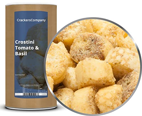 2 x 300g Semmelwürfel Croutons mit Tomate und Basilikum vegetarisch vegan laktosefrei knackig knusprig von Crackerscompany