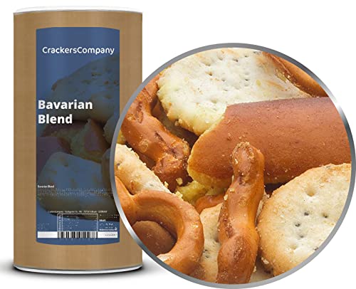 2 x 350g Snackmischung Bavaria mit Honig Senf Marinade bayrisches Salzgebäck Brezeln Laugengebäck Bayern Mischung von Crackerscompany