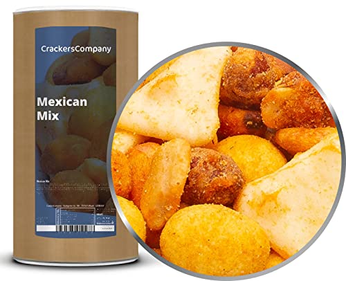 2 x 550g Nussmischung Mexico mit Erdnuss Mais und Reis vegetarisch 16 % Protein 2 x 550g Nussmischung Mexico mit Erdnuss Mais und Reis vegetarisch 16 % Protein von Crackerscompany
