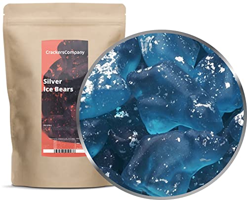 2 x 700g Gummibärchen mit 999er Silber veredelt Eisbonbon-Geschmack Gummibonbon Gummibärchen Eisbär Frischer Atem garantiert glutenfrei laktosefrei 2 x 700g Gummibärchen mit 999er Silber veredelt Eisbonbon-Geschmack Gummibonbon Gummibärchen Eisbär Frischer Atem garantiert glutenfrei laktosefrei von Crackerscompany