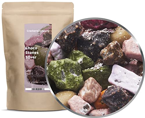 2 x 750g Echtes 999er Silber auf farbige Kieselsteine aus Kakaobutter-Schokolade mit Zuckerguss Luxus Pur glutenfrei ohne salzzusatz 2 x 750g Echtes 999er Silber auf farbige Kieselsteine aus Kakaobutter-Schokolade mit Zuckerguss Luxus Pur glutenfrei ohne salzzusatz von Crackerscompany