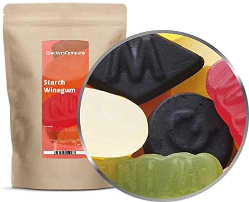 2 x 750g Stärke Weingummi, vegetarisch, vegan, glutenfrei, laktosefrei von Crackerscompany