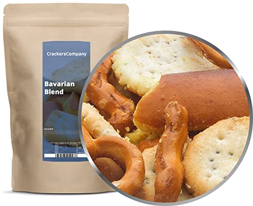 3 x 250g Snackmischung Bavaria mit Honig Senf Marinade bayrisches Salzgebäck Brezeln Laugengebäck Bayern Mischung von Crackerscompany