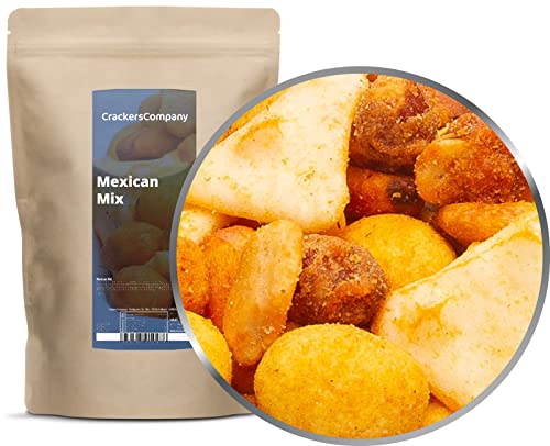 3 x 400g Nussmischung Mexico mit Erdnuss Mais und Reis vegetarisch 16 % Protein 3 x 400g Nussmischung Mexico mit Erdnuss Mais und Reis vegetarisch 16 % Protein von Crackerscompany