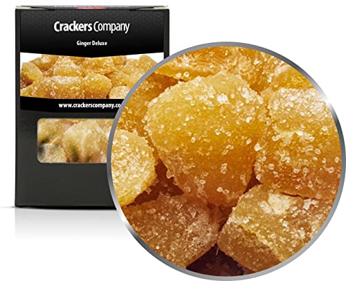 3 x 70g Ingwerwürfel Deluxe mit Zucker - genieße das intensive süße und scharfe Aroma - vegetarisch, vegan, laktosefrei, glutenfrei 3 x 70g Ingwerwürfel Deluxe mit Zucker - genieße das intensive süße und scharfe Aroma - vegetarisch, vegan, laktosefrei, glutenfrei von Crackerscompany