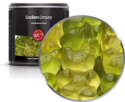 5 x 110g Waldmeister-Bären grün, lecker, glutenfrei, laktosefrei von Crackerscompany