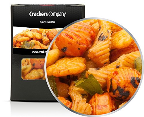 5 x 40g Thai Reiscracker exotisch scharf bunte Snackmischung vegetarisch vegan laktosefrei fettarm 5 x 40g Thai Reiscracker exotisch scharf bunte Snackmischung vegetarisch vegan laktosefrei fettarm von Crackerscompany