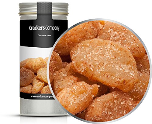 4 x 85g Apfel Zimt & Zucker Stücke Trockenobst zum naschen backen dekorieren Müsli fettfrei salzfrei vegetarisch vegan glutenfrei laktosefrei 100 % Premium 4 x 85g Apfel Zimt & Zucker Stücke Trockenobst zum naschen backen dekorieren Müsli fettfrei salzfrei vegetarisch vegan glutenfrei laktosefrei 100 % Premium von Crackerscompany
