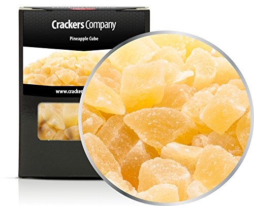 5 x 90g Ananas gehackt gewürfelt kandiert für Joghurt Quark Müsli sehr fettarm salzfrei vegetarisch vegan glutenfrei laktosefrei 100 % Premium 5 x 90g Ananas gehackt gewürfelt kandiert für Joghurt Quark Müsli sehr fettarm salzfrei vegetarisch vegan glutenfrei laktosefrei 100 % Premium von Crackerscompany