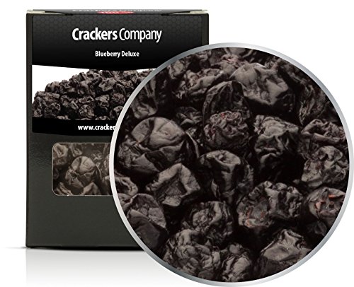 3 x 110g Blaubeeren getrocknet sehr aromatisch aus USA sehr fettarm salzfrei vegetarisch vegan glutenfrei laktosefrei 100 % Premium 3 x 110g Blaubeeren getrocknet sehr aromatisch aus USA sehr fettarm salzfrei vegetarisch vegan glutenfrei laktosefrei 100 % Premium von Crackerscompany