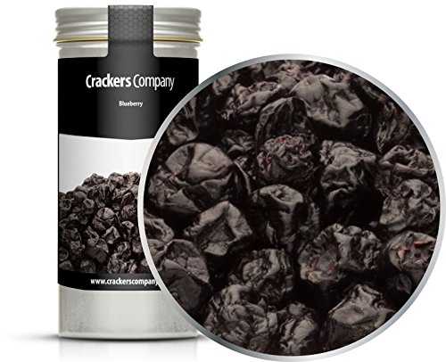 3 x 110g Blaubeeren getrocknet sehr aromatisch aus USA sehr fettarm salzfrei vegetarisch vegan glutenfrei laktosefrei 100 % Premium 3 x 110g Blaubeeren getrocknet sehr aromatisch aus USA sehr fettarm salzfrei vegetarisch vegan glutenfrei laktosefrei 100 % Premium von Crackerscompany