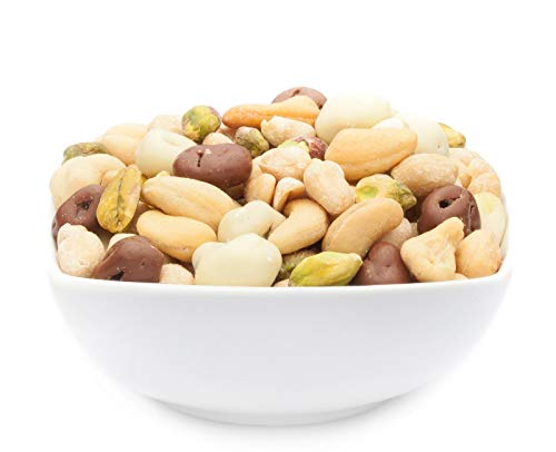 1 x 3kg Nussmischung und Schokoladen Fruchtmischung mit Cashew Pistazien Rosinen Vollmilchschokolade süß und herzhaft von Crackerscompany