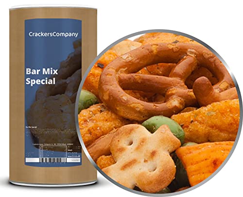 3 x 300g Snackmischung mit Salzgebäck und Cracker Kichererbse und Saubohne für Cocktail Bar von Crackerscompany