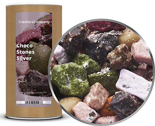 CHOCO SILVER STONES Membrandose groß 900g CHOCO SILVER STONES Membrandose groß 900g von Crackerscompany
