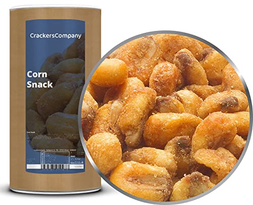 3 x 500g Corn Snack geröstet Maiskörner vegan und laktosefrei Knabberei für Zwischendurch würzig und knackig Partysnack von Crackerscompany