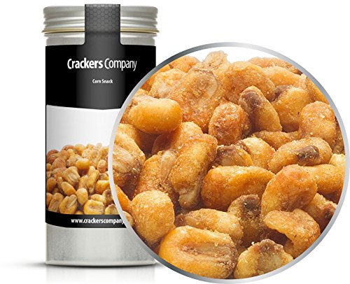 5 x 60g Corn Snack geröstet Maiskörner vegan und laktosefrei Knabberei für Zwischendurch würzig und knackig Partysnack von Crackerscompany